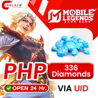 [INSTANT] Mobile Legends: Bang Bang (Philippines) - 336 Diamonds Top up UID By inblack Open 24 hr.