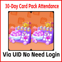 30-Day Card Pack Attendance（Via UID No Need Login/No need Password）