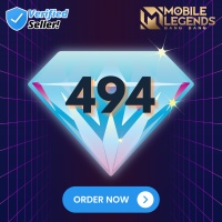 [Instant MLBB] Mobile Legends 494 Diamonds (IDN❌, MY❌, SG❌, PH❌,RU❌)
