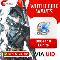 Wuthering Waves - 980+110 Lunite  ( 14.99 USD ) Top Up UID  by Inblackm open 24 hr.