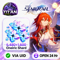 [INSTANT] Honkai Star Rail - 6480+1600 Oneiric Shard - Fast Delivery-Open 24 hr - UID