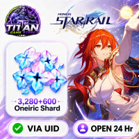 [INSTANT] Honkai Star Rail - 3280+600 Oneiric Shard - Fast Delivery-Open 24 hr - UID