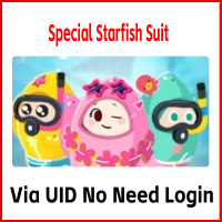 Special Starfish Suit（Via UID No Need Login/No need Password）