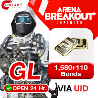 Arena Breakout (GL)- 1580+110 Bonds (24.99$)Top up UID by Inblackm open 24 hr.