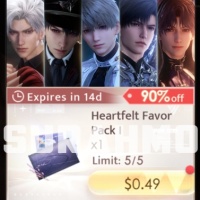 Love and Deepspace - Heartfelt Favor Pack I $2.5 (LOGIN METHOD) **Need Account & Password to login**