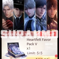 Love and Deepspace - Heartfelt Favor Pack V $28 (LOGIN METHOD) **Need Account & Password to login**