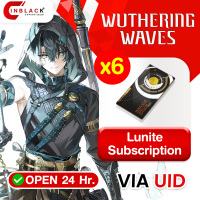 Wuthering Waves - Lunite Subscription X 6  ( 29.99 USD ) Top Up UID  by Inblackm open 24 hr.