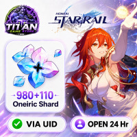 [INSTANT] Honkai Star Rail - 980+110 Oneiric Shard - Fast Delivery-Open 24 hr - UID