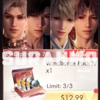 Love and Deepspace - Windborne Pack IV $13 (LOGIN METHOD) **Need Account & Password to login**
