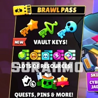 Brawl Stars - Normal Pass $9 (LOGIN METHOD) **Need Email & Verification Code to login**