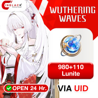 Wuthering Waves - 980+110 Lunite  ( 14.99 USD ) Top Up UID  by Inblackm open 24 hr.
