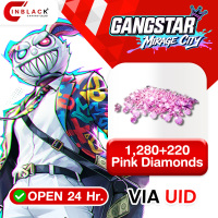 Gangstar Mirage City -  1280+220 Pink Diamonds Top up UID By Inblackm open 24 hr.