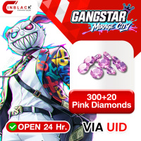 Gangstar Mirage City -  300+20 Pink Diamonds Top up UID By Inblackm open 24 hr.