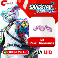 Gangstar Mirage City -  60 Pink Diamonds Top up UID By Inblackm open 24 hr.