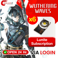 Wuthering Waves - Lunite Subscription X 6  ( 29.99 USD ) Top Up Via Login by Inblackm open 24 hr.