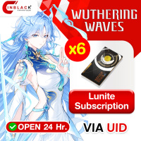 Wuthering Waves - Lunite Subscription X 6 ( 29.99 USD )Top Up Via UID by Inblackm open 24 hr.