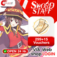 Sword x Staff (HMT/MYSG) -  299+15 Vouchers 2.99$ Top up Web shop LOGIN By Inblackm Open 24 hr.