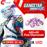 Gangstar Mirage City -  680+60 Pink Diamonds Top up UID By Inblackm open 24 hr.