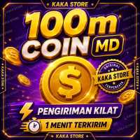 100M Koin MD - HGI or HDI - Pengiriman KILAT 1 Menit