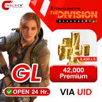The Division Resurgence (GL) - 42000 Premium Credits (8400 x 5) 499.99$ Top up UID By Inblackm Open 24 hr.