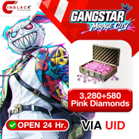 Gangstar Mirage City -  3280+580 Pink Diamonds Top up UID By Inblackm open 24 hr.