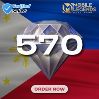 [MLBB INSTANT] Mobile Legends 570 Diamonds (PHILIPPINES ONLY)