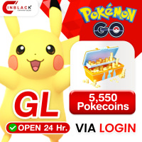 Pokémon Go (GL) - 5550 Pokecoins (39.99$) Top Up Via Login By Inblackm Open 24 hr.