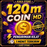 120M Koin MD - HGI or HDI - Pengiriman KILAT 1 Menit