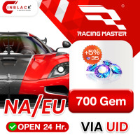 Racing Master (NA/EU) - 700 Gem - Top up UID by Inblackm open 24 hr.