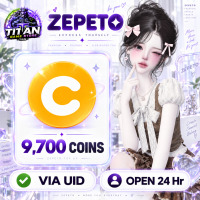 Zepeto(Global) - 9700 Coins-FAST DELIVERY-Open 24 hr - UID