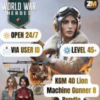 [BUNDLES] War War Heroes (VVVVH WW II) — KGM 40 Lion Machine Gunner 8 Bundle (Required Level 45+) — Fast Delivery — Open 24/7 — Via UID by ZeanaBMarket ‎