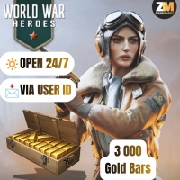 ‎[GOLD] War War Heroes (VVVVH WW II) — 3000 Gold Bars (Any Level) — Fast Delivery — Open 24/7 — Via UID by ZeanaBMarket