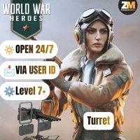 ‎[ACTIVE SKILLS] War War Heroes (VVVVH WW II) — Turret (Level 7+) — Fast Delivery — Open 24/7 — Via UID by ZeanaBMarket ‎