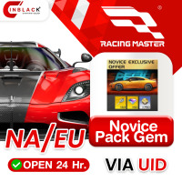 Racing Master (NA/EU) - Novice Pack Gem - Top up UID by Inblackm open 24 hr.