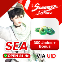 Sword of Justice (SEA) - 300 Jades + Bonus - 4.99$ Top up UID By Inblackm Open 24 hr.