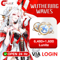 Wuthering Waves - 6480+1600 Lunite ( 99.99 USD )Top Up Via UID by Inblackm open 24 hr.