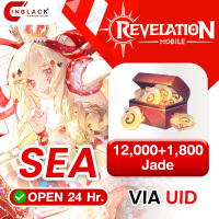 Revelation M (SEA) - 12000 + 1800 Jade Top up UID By Inblackm Open 24 hr.