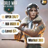 ‎[WEAPONS] War War Heroes (VVVVH WW II) — Merkel 303 (Level 57+) — Fast Delivery — Open 24/7 — Via UID by ZeanaBMarket