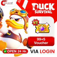 Duck Suvival - 99+5 Voucher 0.99$ Top up Official LOGIN By Inblackm Open 24 hr.