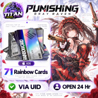 Punishing: Gray Raven {IOS} - 71 Rainbow Cards - FAST DELIVERY-Open 24 hr - UID
