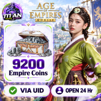 [FOR ALL ID] Age of Empires Mobile (GL) - 9200 Empire Coins - Fast Delivery-Open 24 hr - UID