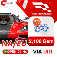 Racing Master (NA/EU) - 2100 Gem - Top up UID by Inblackm open 24 hr.