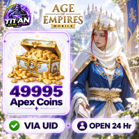 [FOR ALL ID] Age of Empires Mobile (GL) - 49,995 Apex Coins (9,999*5) - Fast Delivery-Open 24 hr - UID