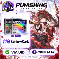 Punishing: Gray Raven {IOS} - 119 Rainbow Cards - FAST DELIVERY-Open 24 hr - UID