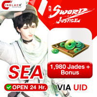 Sword of Justice (SEA) - 1980 Jades + Bonus - 30.99$ Top up UID By Inblackm Open 24 hr.
