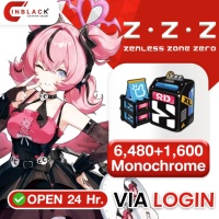 Zenless Zone Zero - 8080 Monochrome ( 6480+1600 ) - 99.99$ Top up via LOGIN By Inblack Open 24 hr