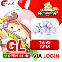 Legend of Mushroom (GL) - 19.99 GEM [First Recharge 4500 Gems] Top up Via Official LOGIN By Inblack open 24 hr.