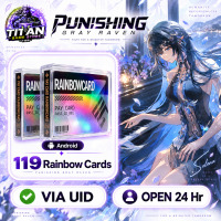Punishing: Gray Raven {Android} - 119 Rainbow Cards - FAST DELIVERY-Open 24 hr - UID