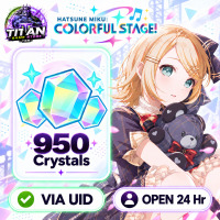 Hatsune Miku: Colorful Stage (GL) - Crystals 950 - Open 24 hr - UID