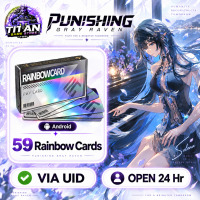 Punishing: Gray Raven {Android} - 59 Rainbow Cards - FAST DELIVERY-Open 24 hr - UID
